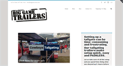 Desktop Screenshot of biggametrailers.com